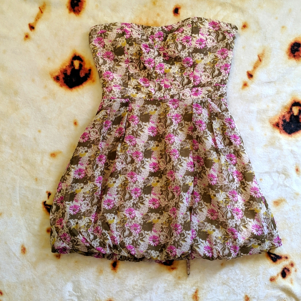 Forever 21 Strapless Party Dress, Medium